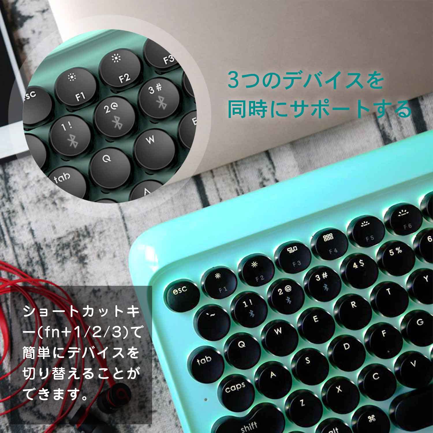 Amazon | 【Lofree専門店】 Bluetooth ワイヤレスキーボード タイプ